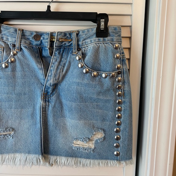 Lily & Parker studded jean skirt - NWT! - Picture 2 of 4